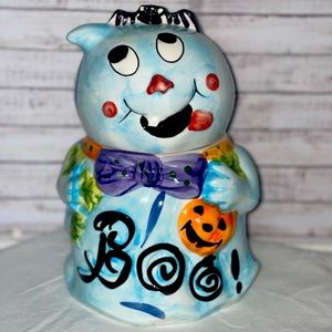 Ghost Halloween Cookie Jar